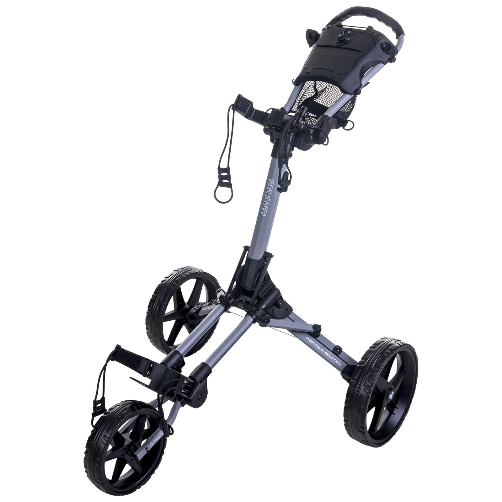 FastFold Square 3-Wheel Compact Golf Trolley