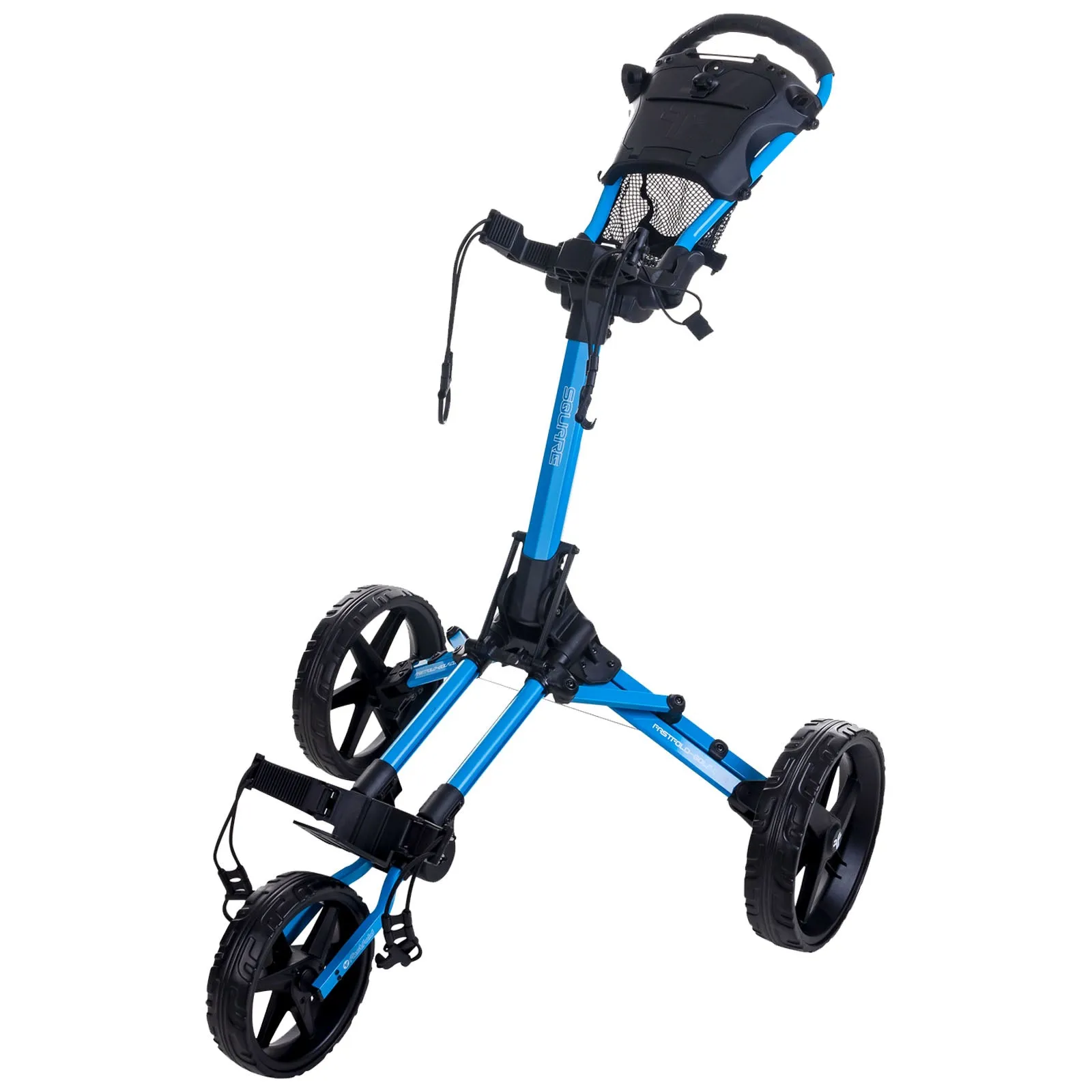 FastFold Square 3-Wheel Compact Golf Trolley