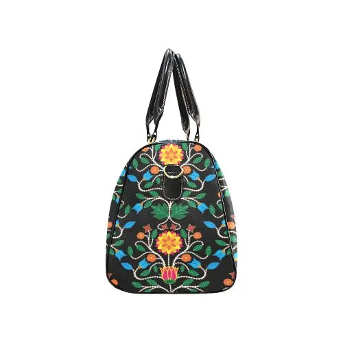 Floral Beadwork Four Clans Waterproof Travel Bag