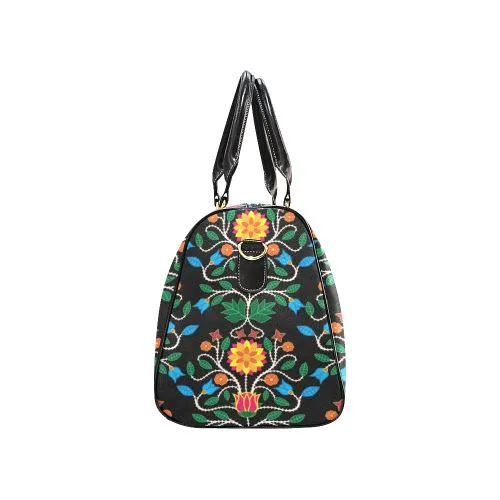 Floral Beadwork Four Clans Waterproof Travel Bag