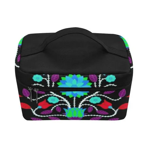 Floral Beadwork Four Clans Winter Cosmetic Bag/Large