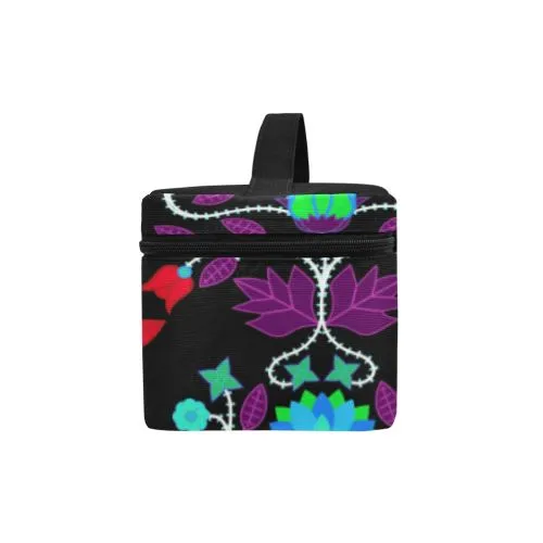 Floral Beadwork Four Clans Winter Cosmetic Bag/Large