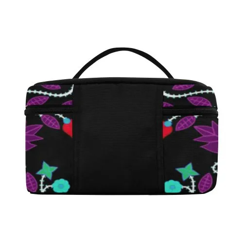 Floral Beadwork Four Clans Winter Cosmetic Bag/Large