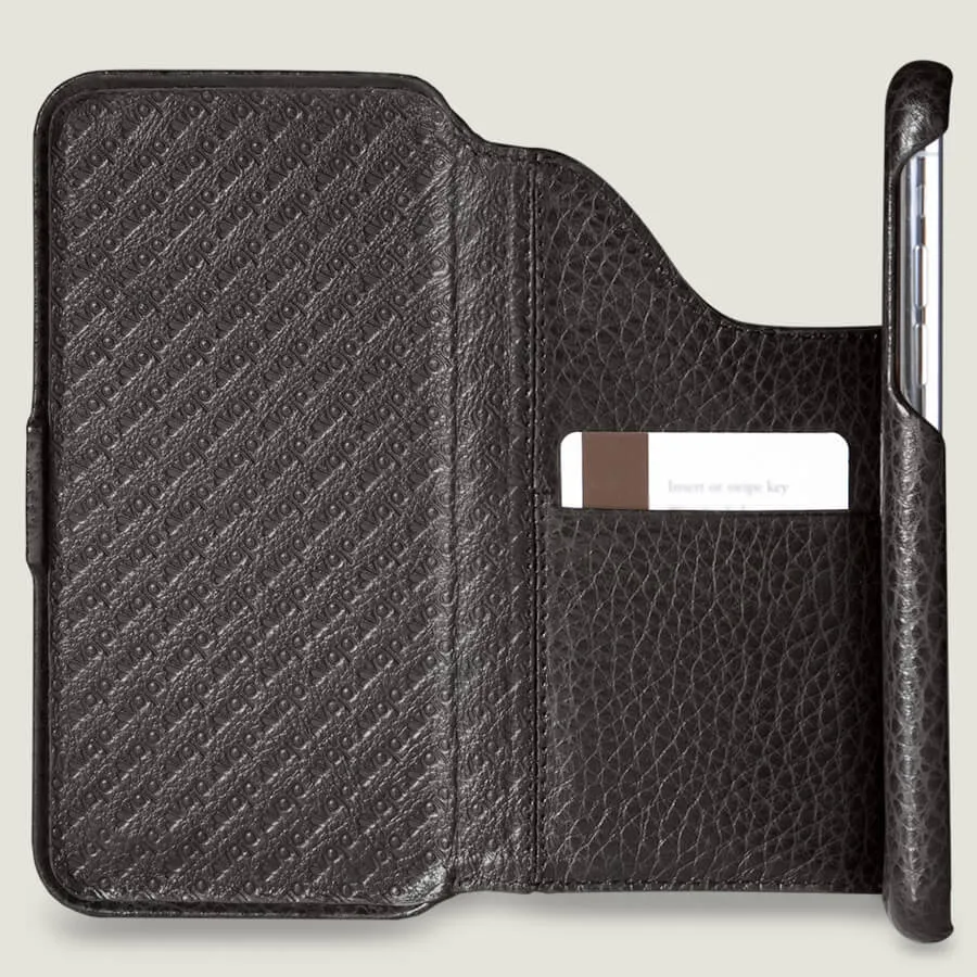 Folio Wallet Stand iPhone Xs Max Leather Case