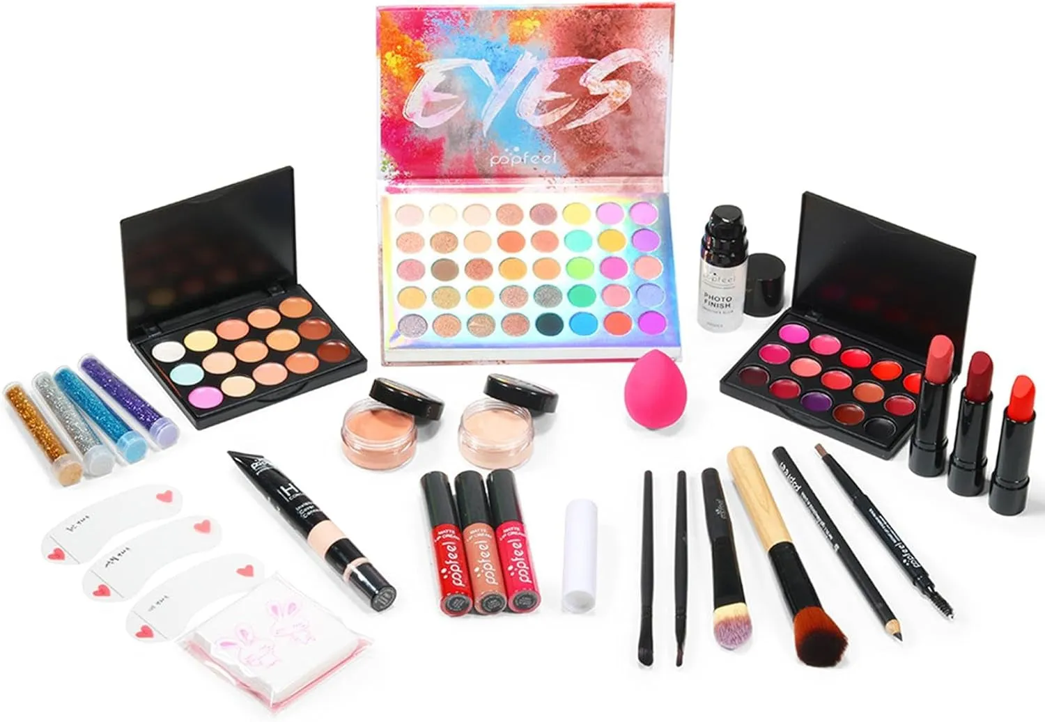 Full Face Makeup Set | /Set Travel Makeup Kit Women | Multipurpose Cosmetic Set Makeup Kits Travel Professional Makeup Kit