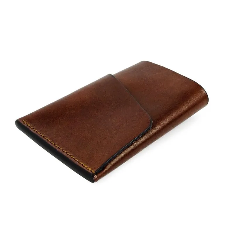 Full Grain Italian Leather Wallet,  Credit Card Holder - Practical magic