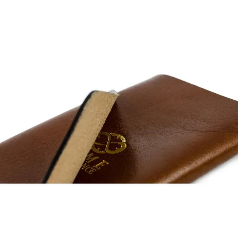 Full Grain Italian Leather Wallet,  Credit Card Holder - Practical magic