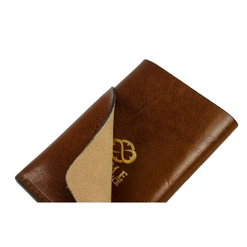 Full Grain Italian Leather Wallet,  Credit Card Holder - Practical magic