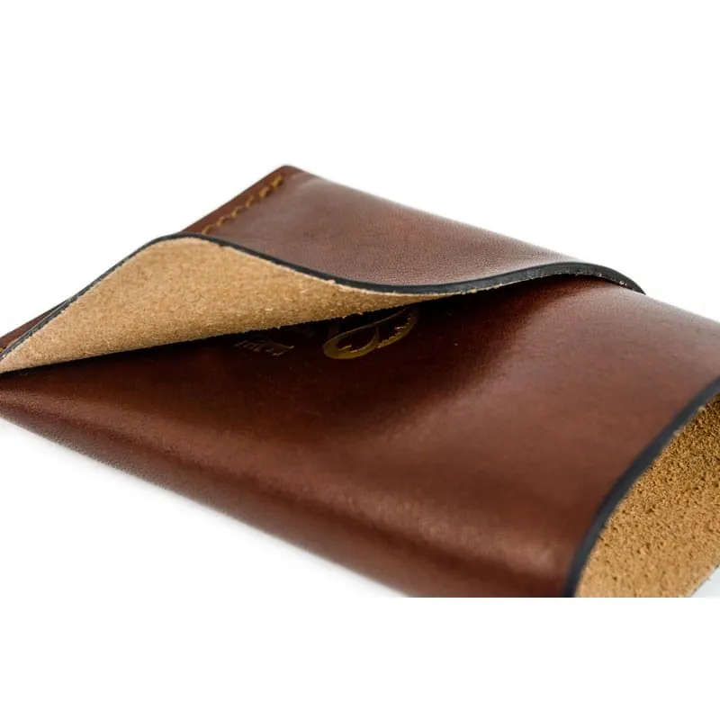 Full Grain Italian Leather Wallet,  Credit Card Holder - Practical magic