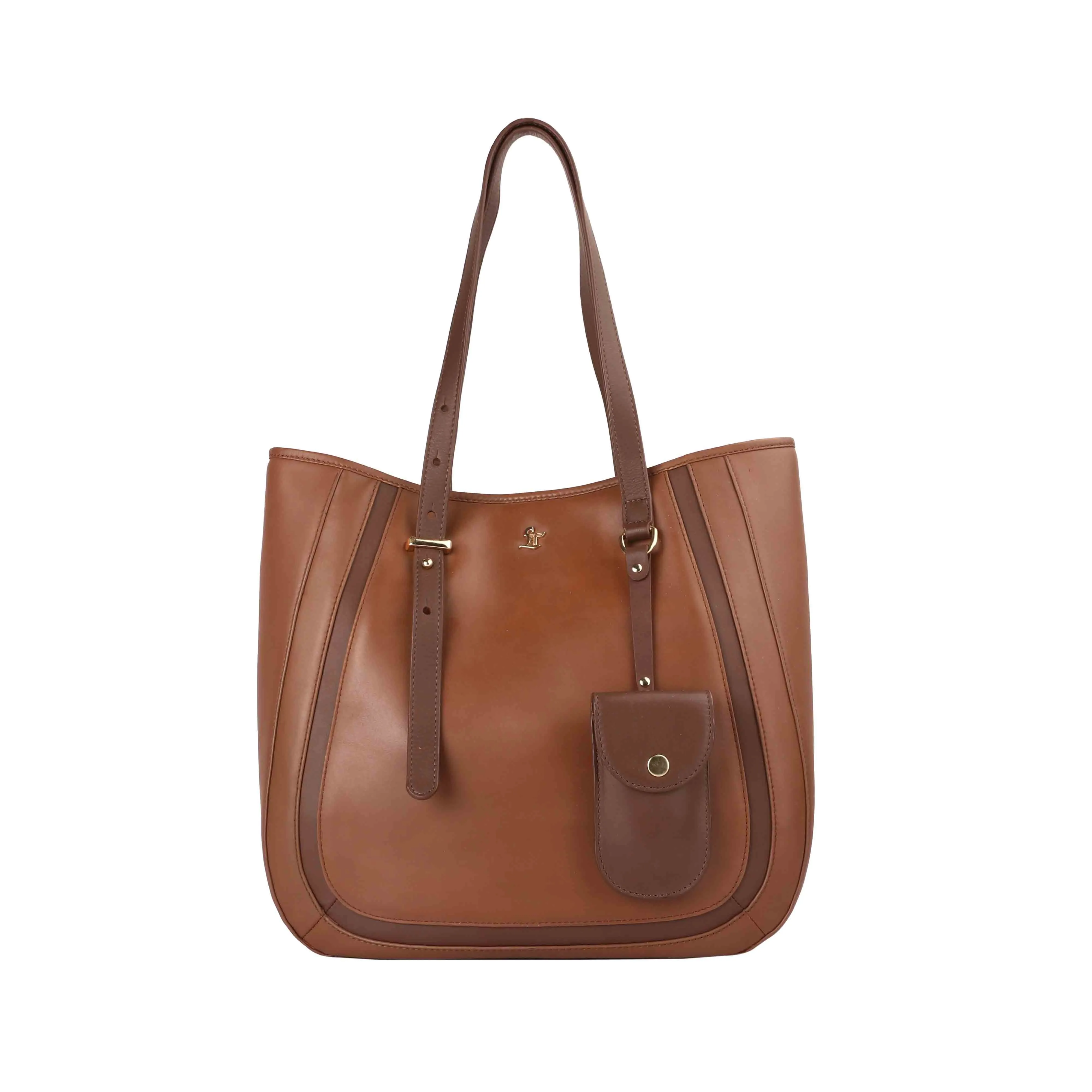 Georgia Collection | Genuine Leather Tote Bags For Women | Leather Handbags | Ideal For Office, College & Travel | Colour - Blue, Black, Brown, Tan