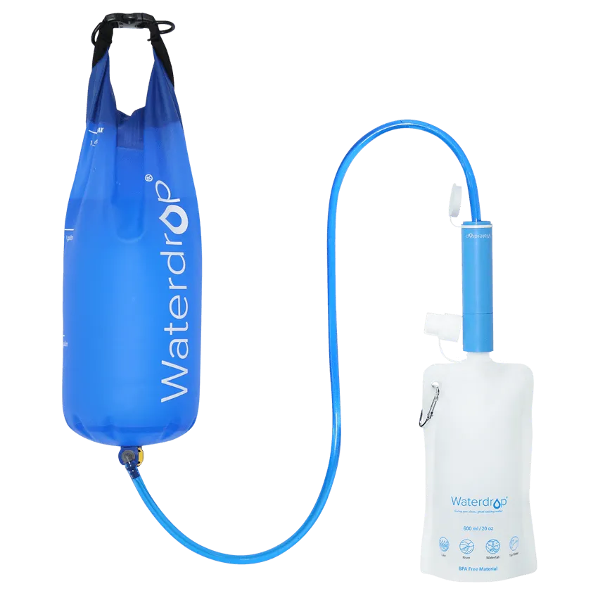 Gravity Water Bag, Compatible with Waterdrop Portable Water Filter