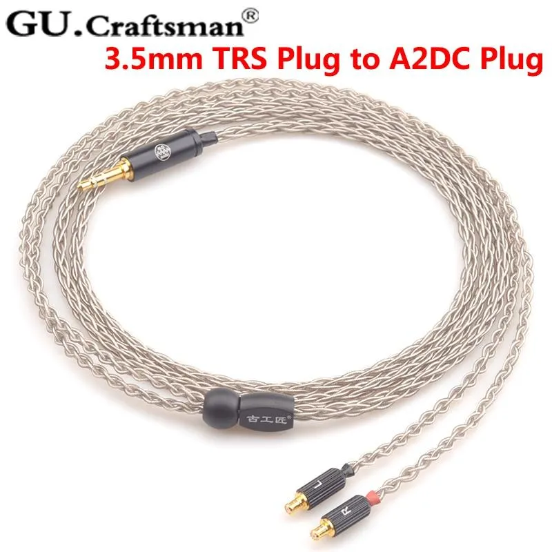 GUCraftsman 6n Silver Upgrade Cables for ATH-CKR90is CKR100is CKR1100is LS400 LS300 LS200 E40