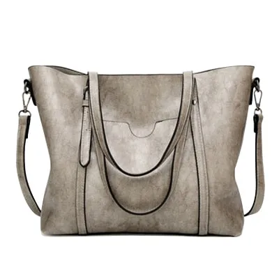 Handbag Shoulder Bags for Women Oil Wax Leather Handbag Tote Crossbody Women