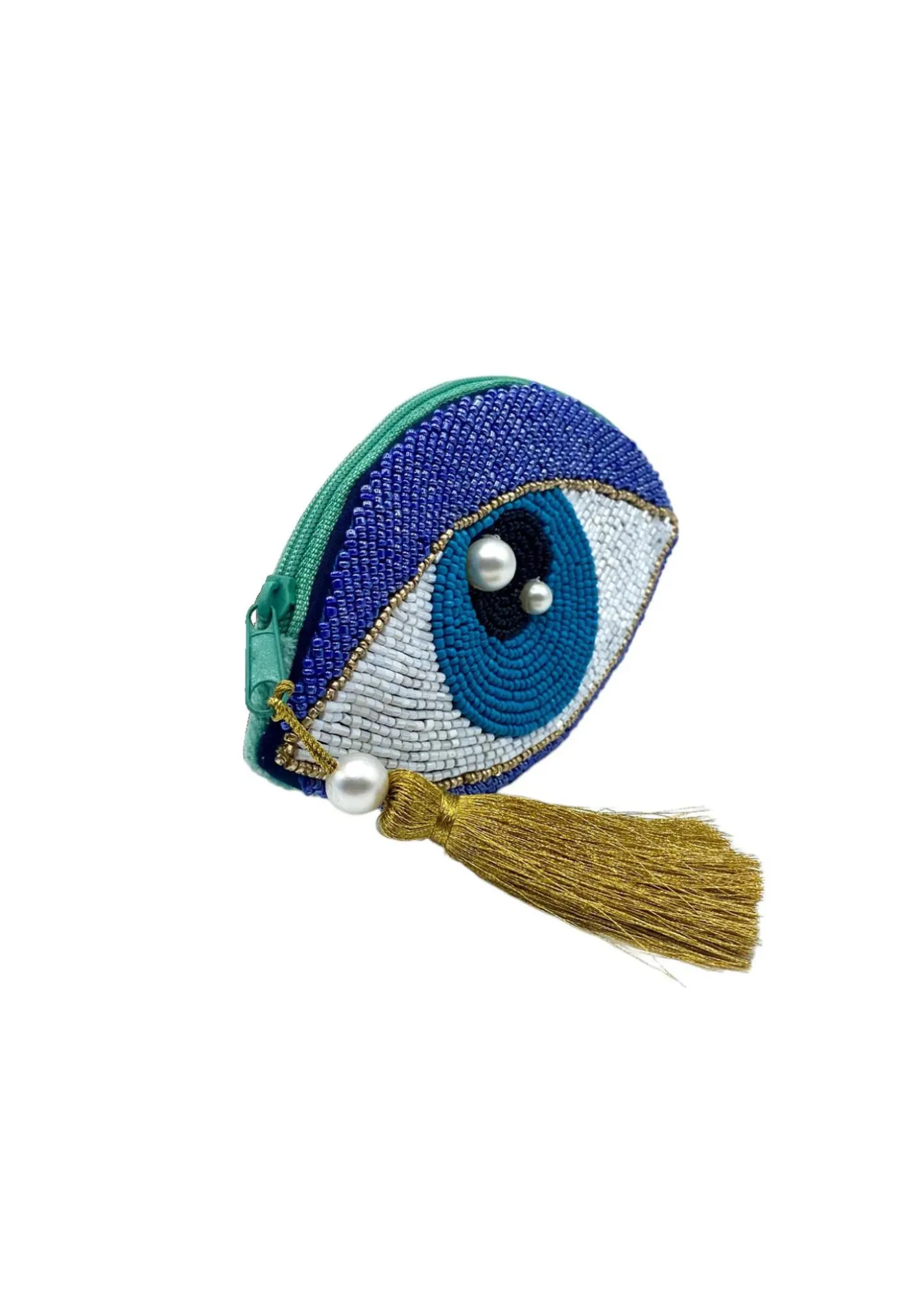 House of Disaster - Glimmer Evil Eye Beaded Purse