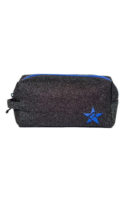 Imagine Rebel Makeup Bag with Blue Zipper