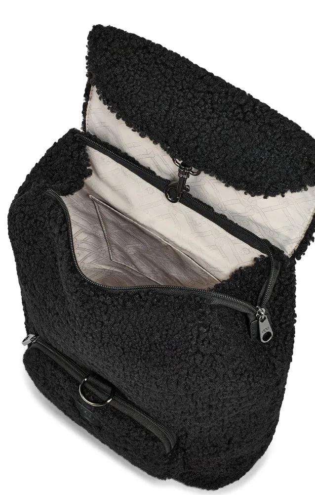 Inara Backpack Sherpa in Black by UGG