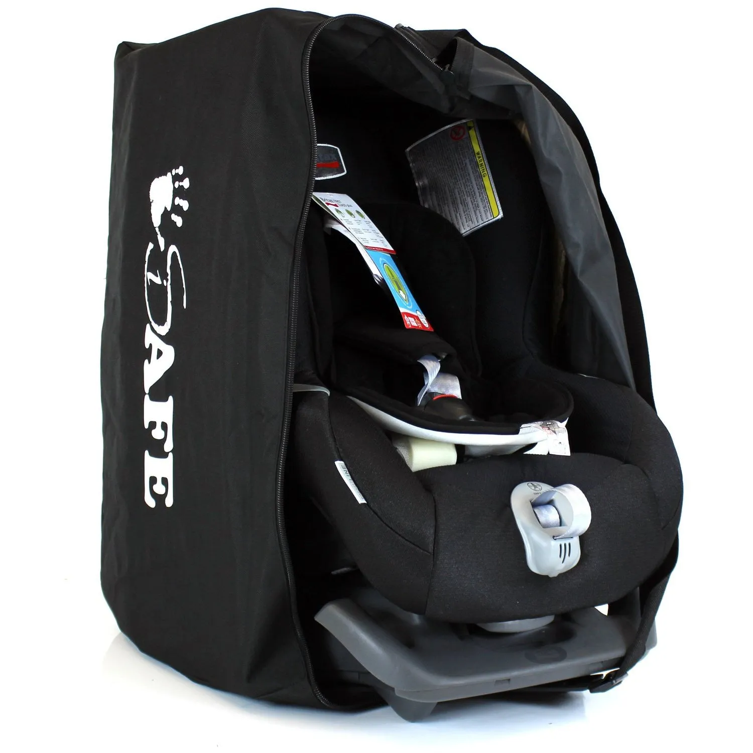 iSafe Carseat Travel / Storage Bag For Axkid Minikid Car Seat (Black/Tetris)