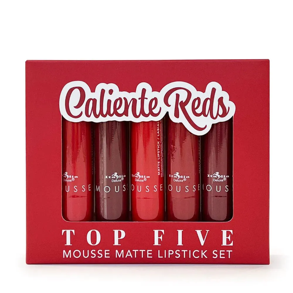 Italia Deluxe - Mousse Matte Lipstick - Top Five Set (7 options)