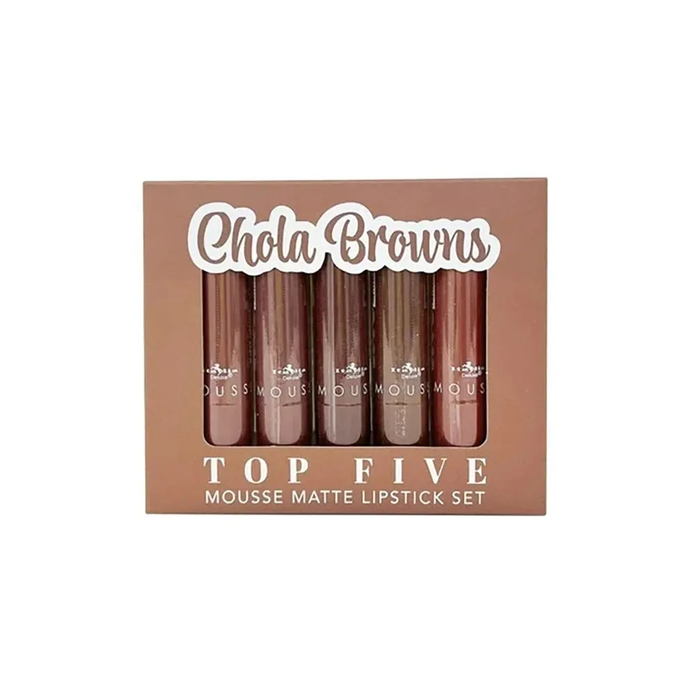 Italia Deluxe - Mousse Matte Lipstick - Top Five Set (7 options)