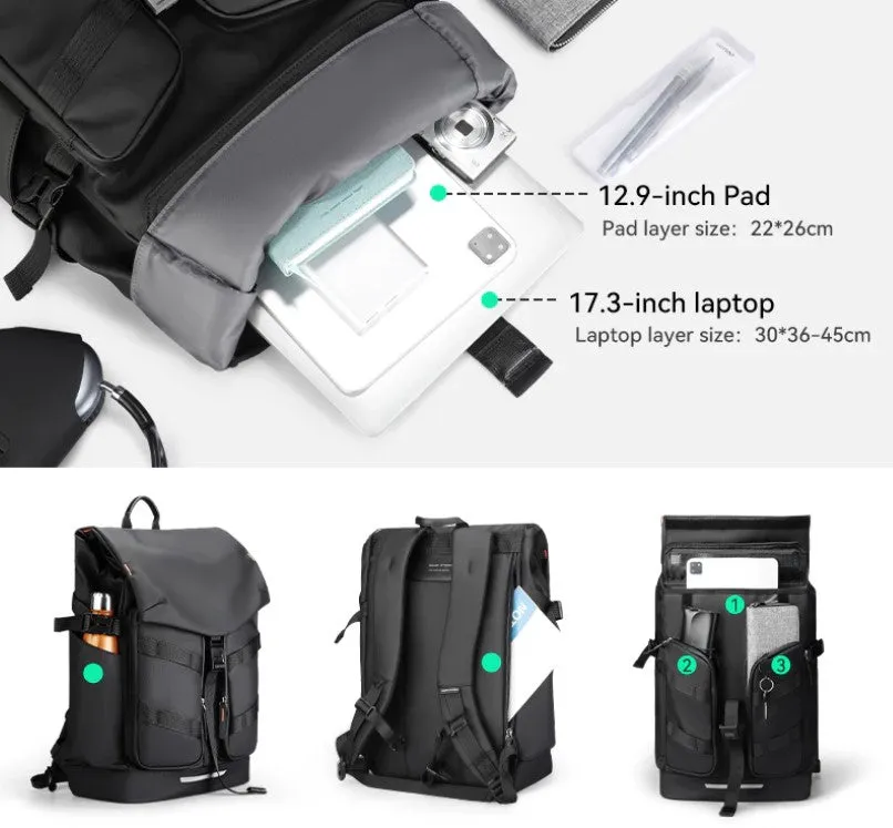 JACKSON: Large Capacity Waterproof Backpack