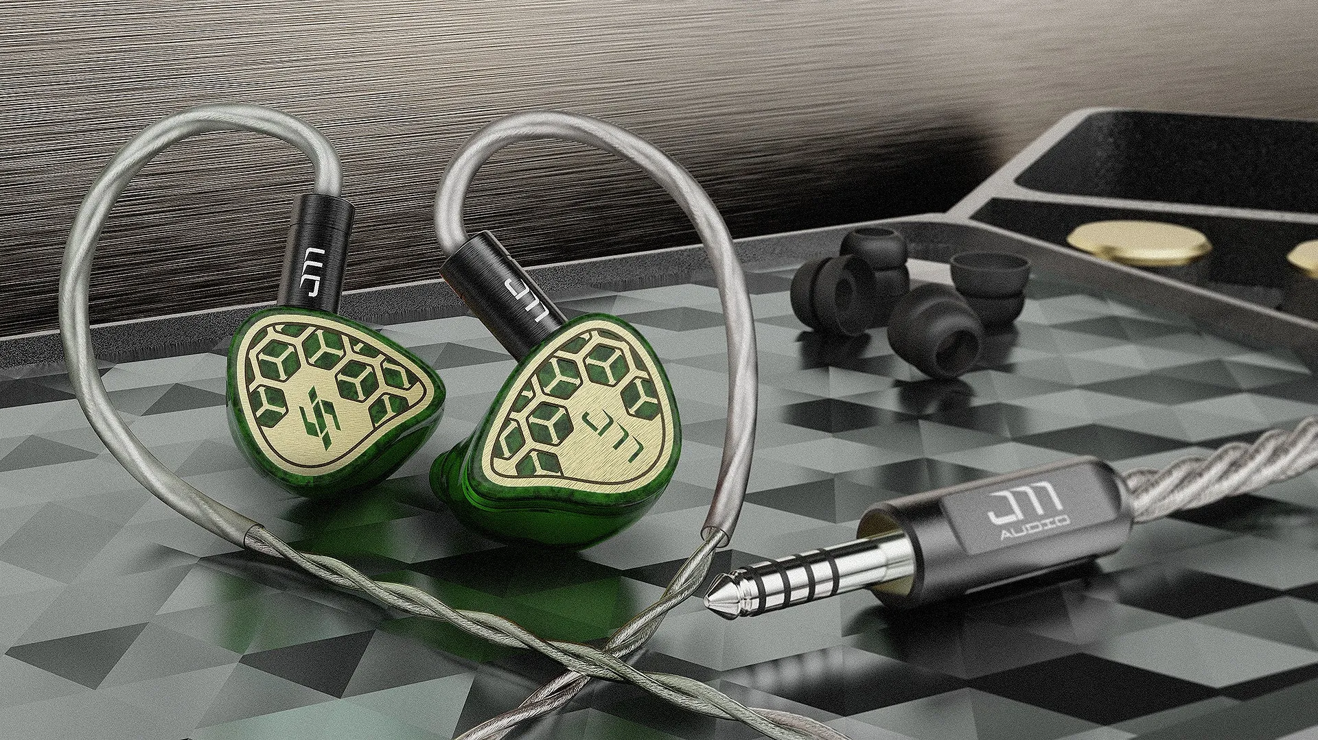 Jomo Audio Instinct IEMs (Emerald Green)