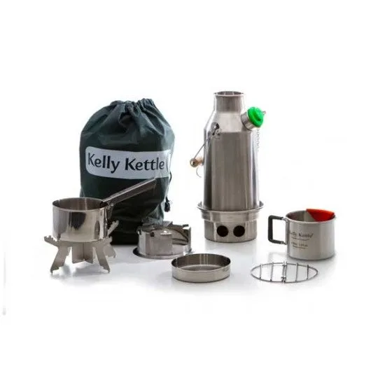 Kelly Kettle SST Trekker Kettle, Cook Set, Hobo, Cup & Support