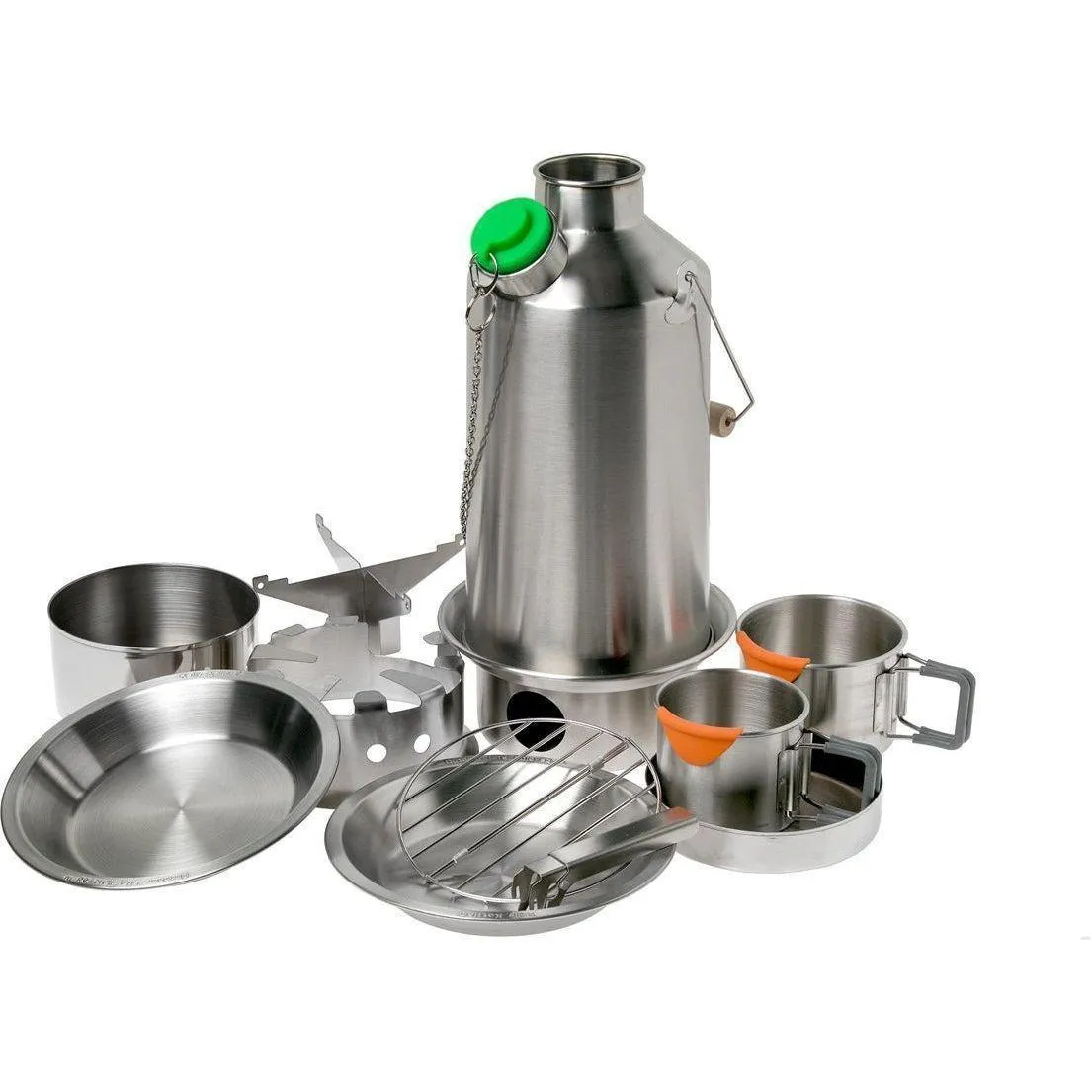 Kelly Kettle Ultimate Base Camp Kit  - Stainless Steel - 1.6L