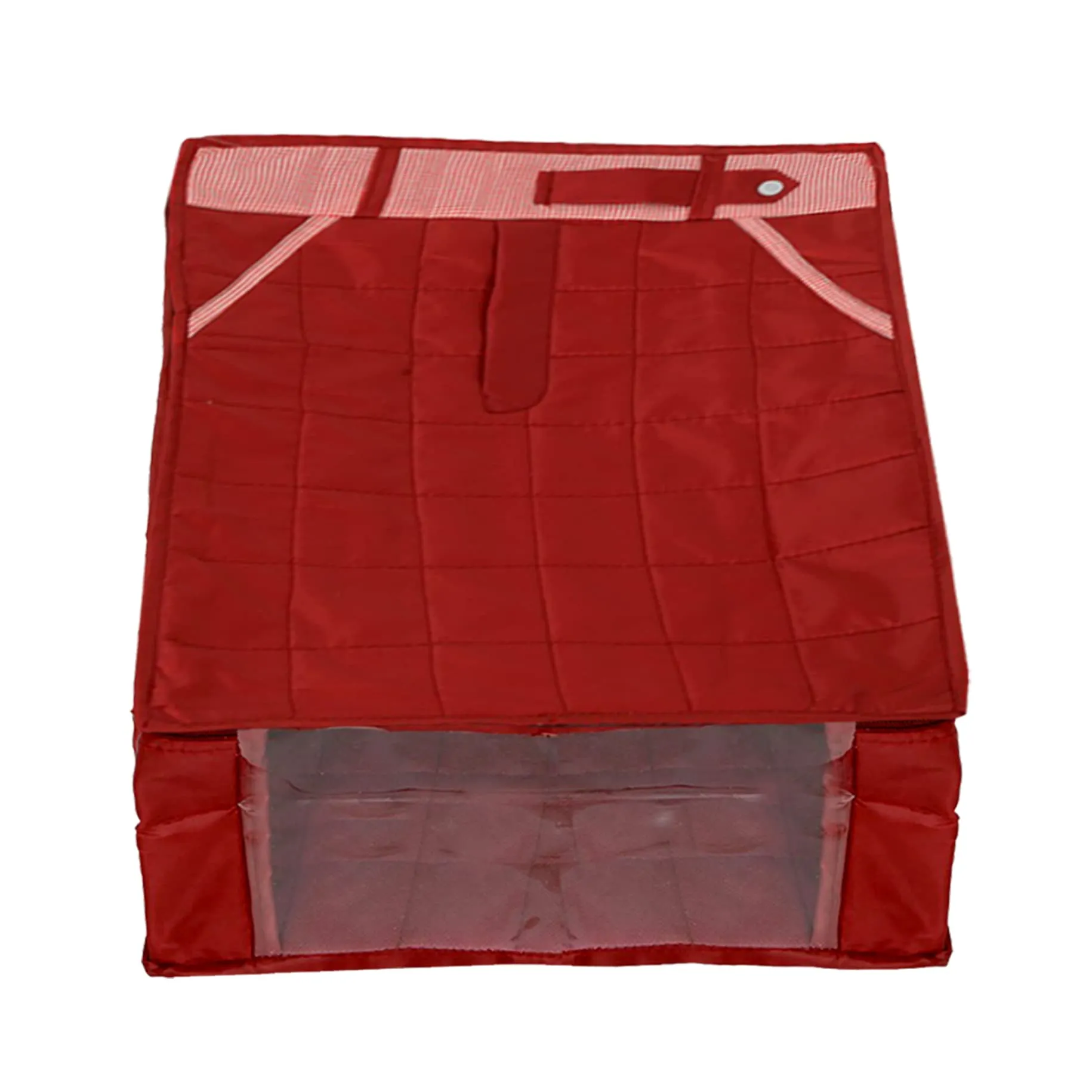 Kuber Industries Parachute Pant/Trouser Organizer Cover Storage Bag Pack of 2 (Maroon)-HS_38_KUBMART21201