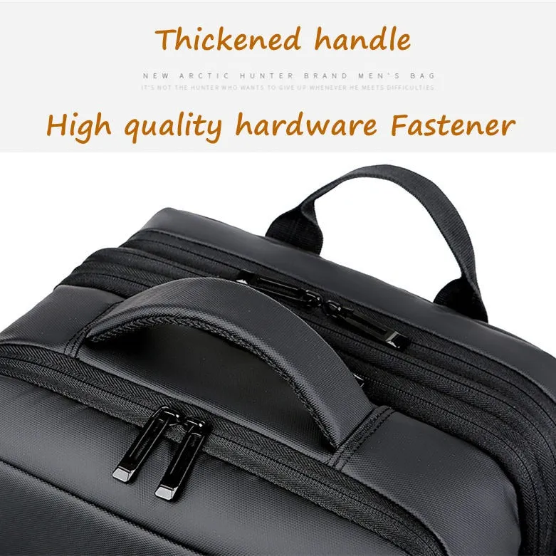 Large Capacity Multifunction Anti Theft Smart Laptop Backpack With Usb Charging Port Bag