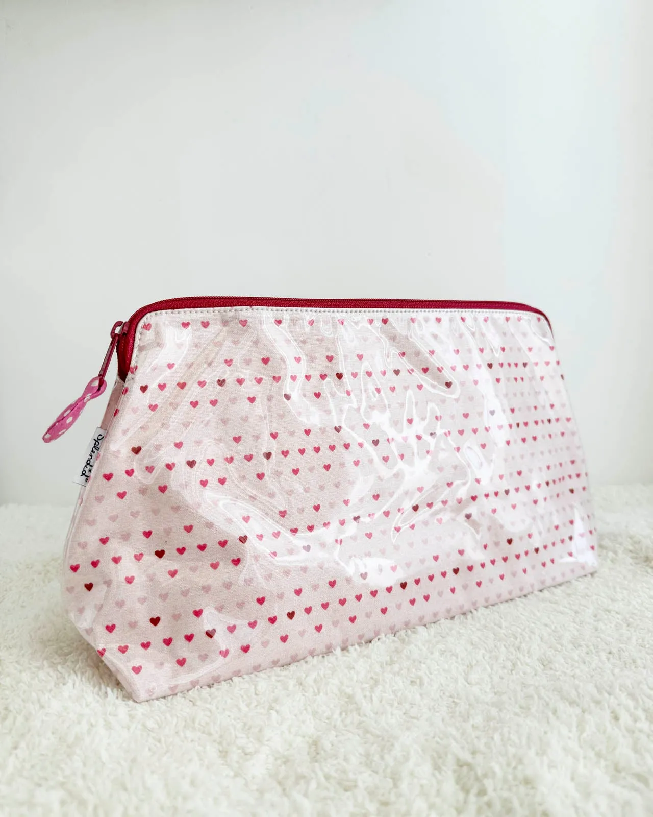 Large Tiny Hearts Makeup Bag