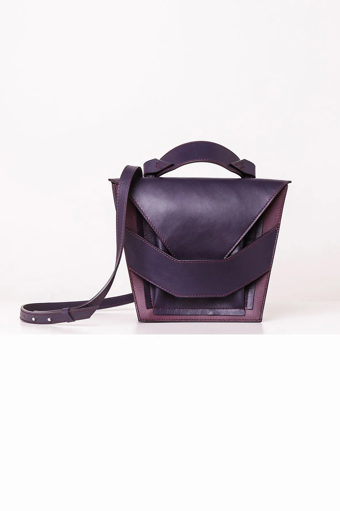 Layered Bag - Dark Violet - Sample