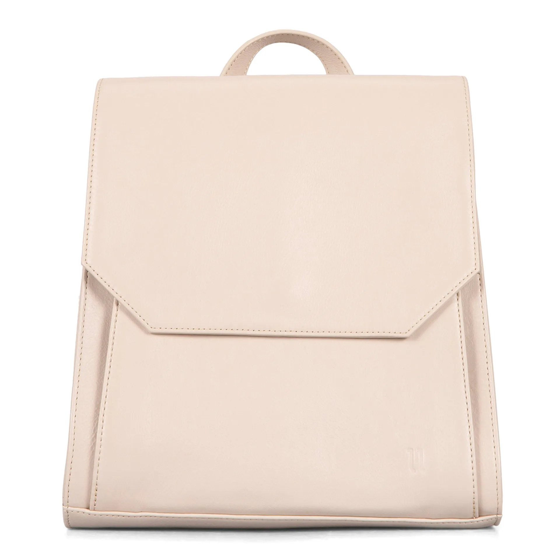 Leather RFID Flapover Fashion Backpack