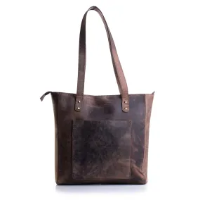 Leather Tote - ARIA