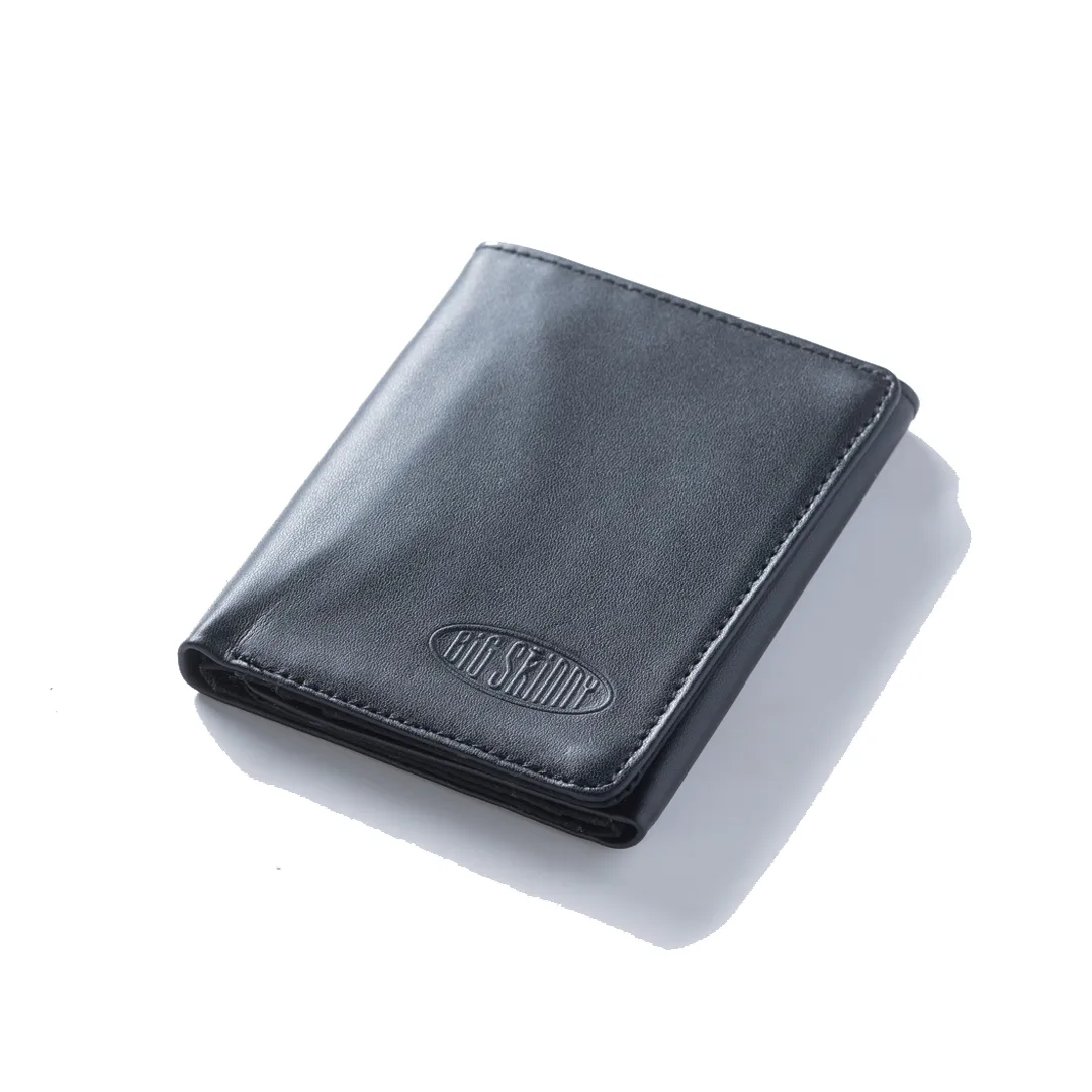 Leather Tri-fold Black