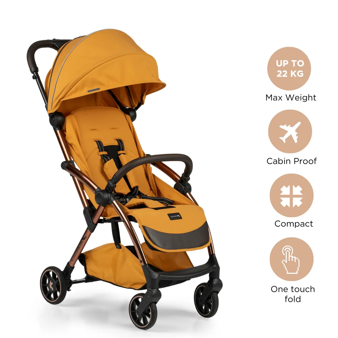 Leclercbaby Combo Influencer Air Golden Mustard (Stroller   Luxury Organiser)