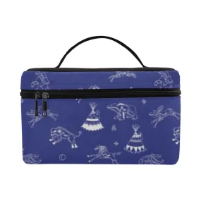 Ledger Dabbles Blue Cosmetic Bag/Large