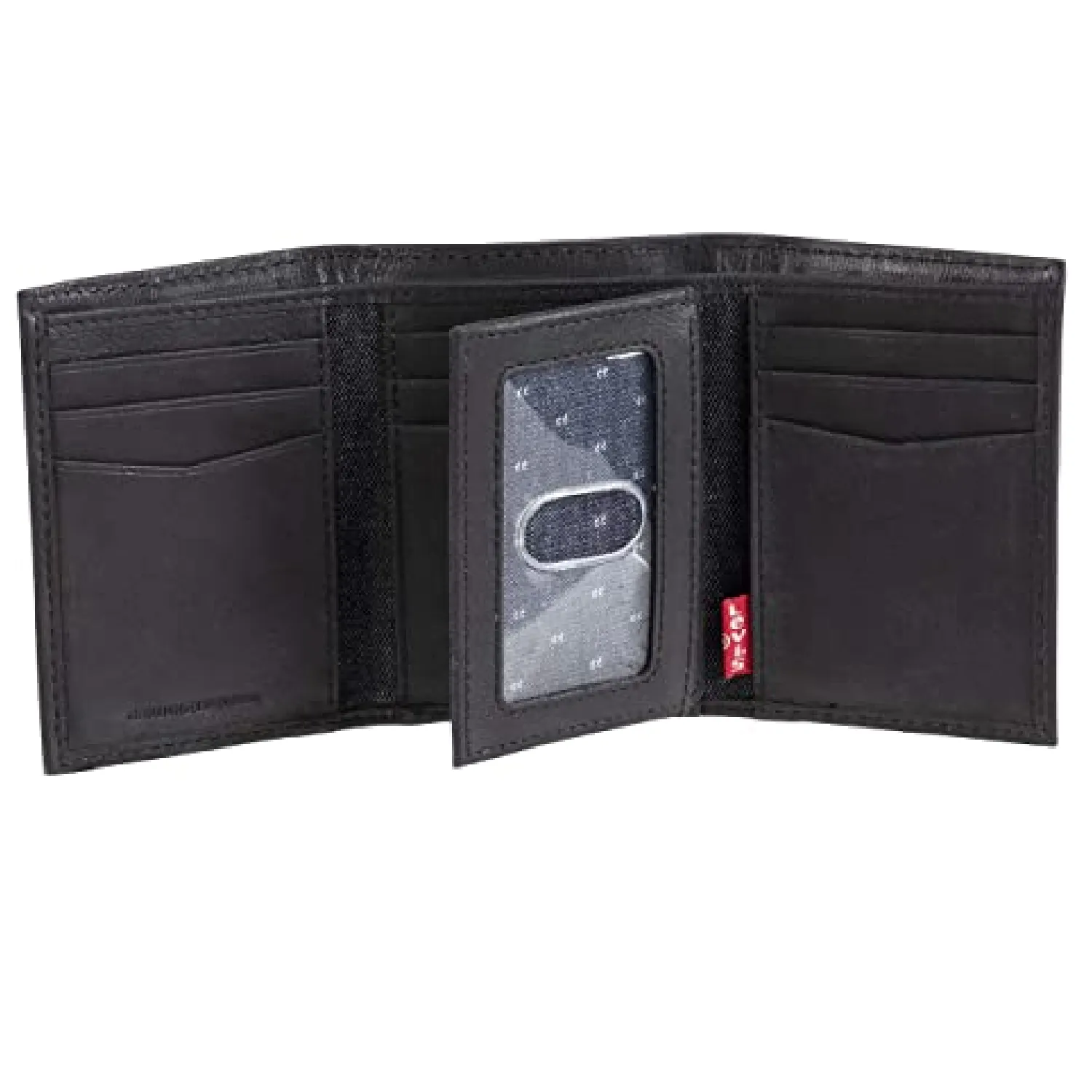 Levi's Men's Trifold Wallet-Sleek and Slim Includes Id Window and Credit Card Holder