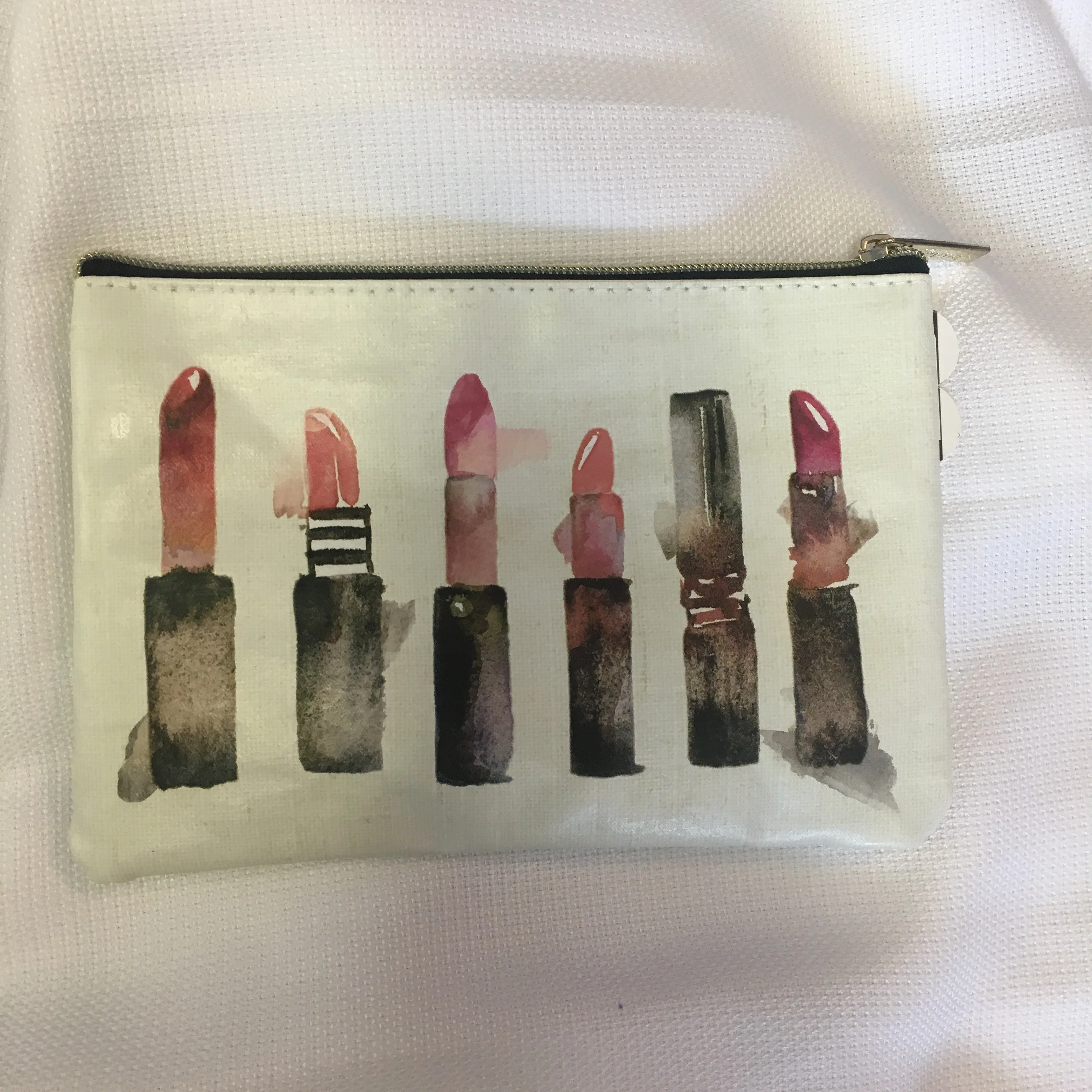 Lipstick Smudges Cosmetic Bag