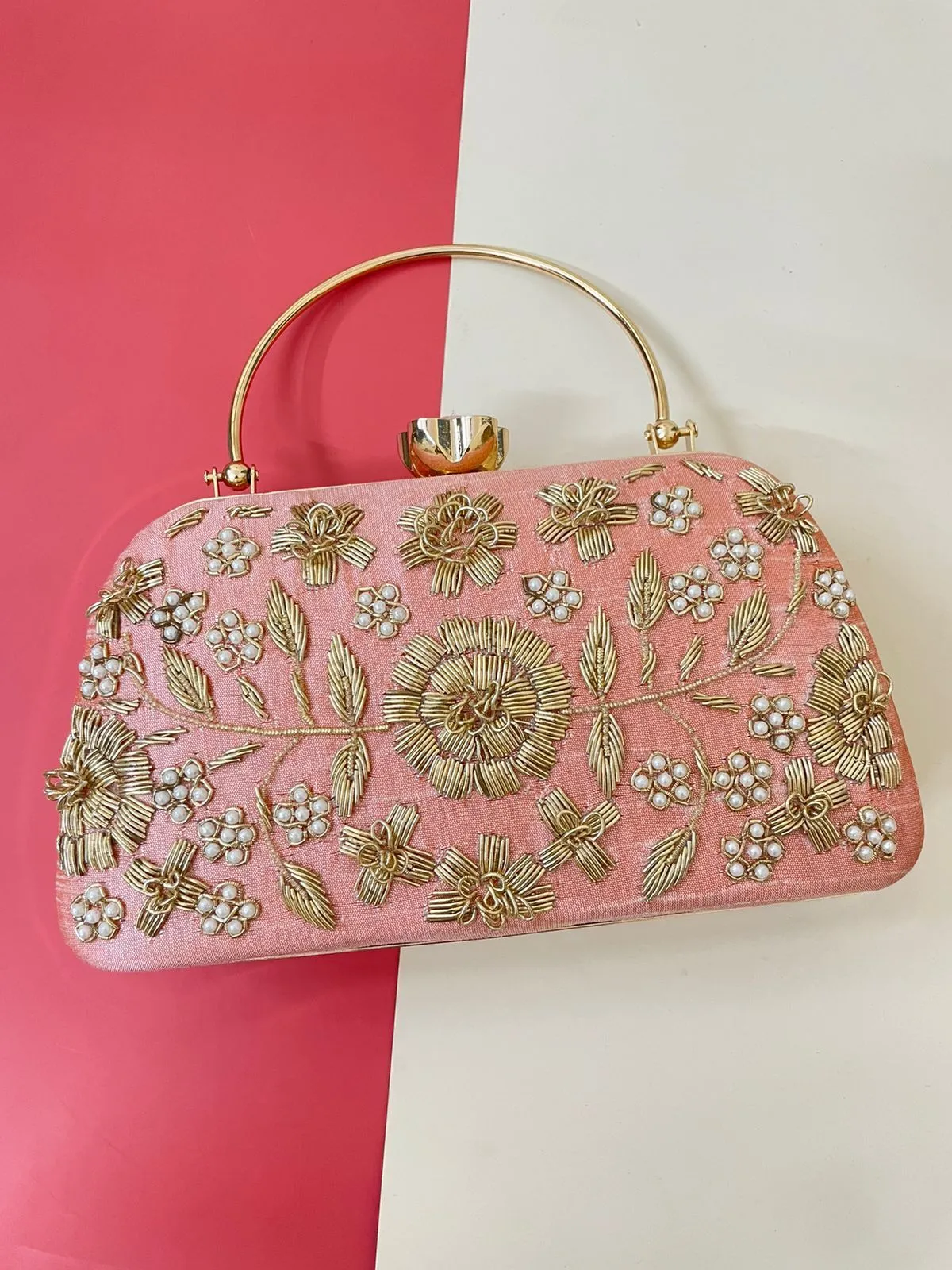 Lishika embroidered clutch box