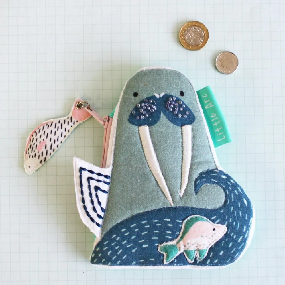 Little Arc Walrus Shaped Coin Pouch