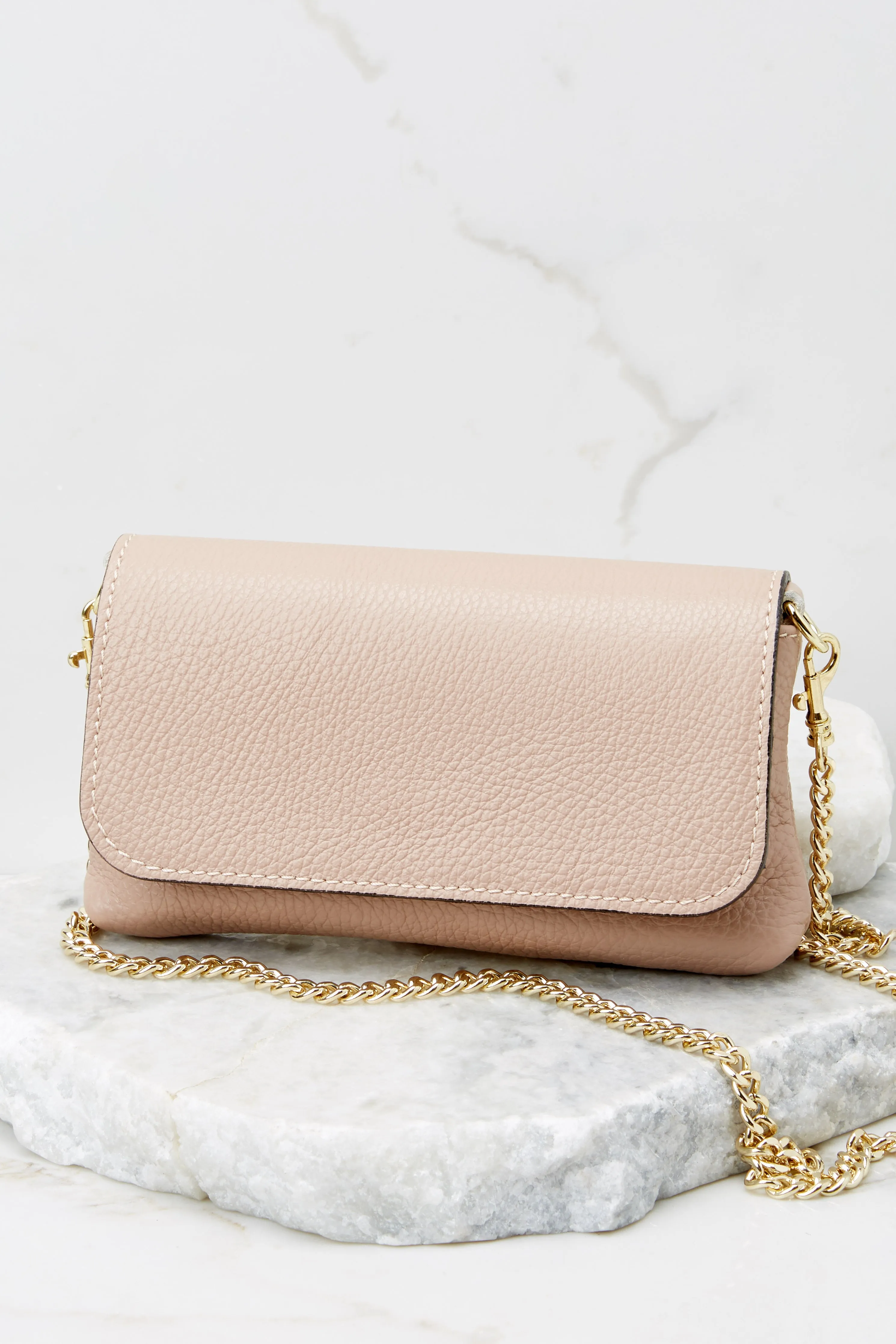 Little Lady Nude Leather Bag