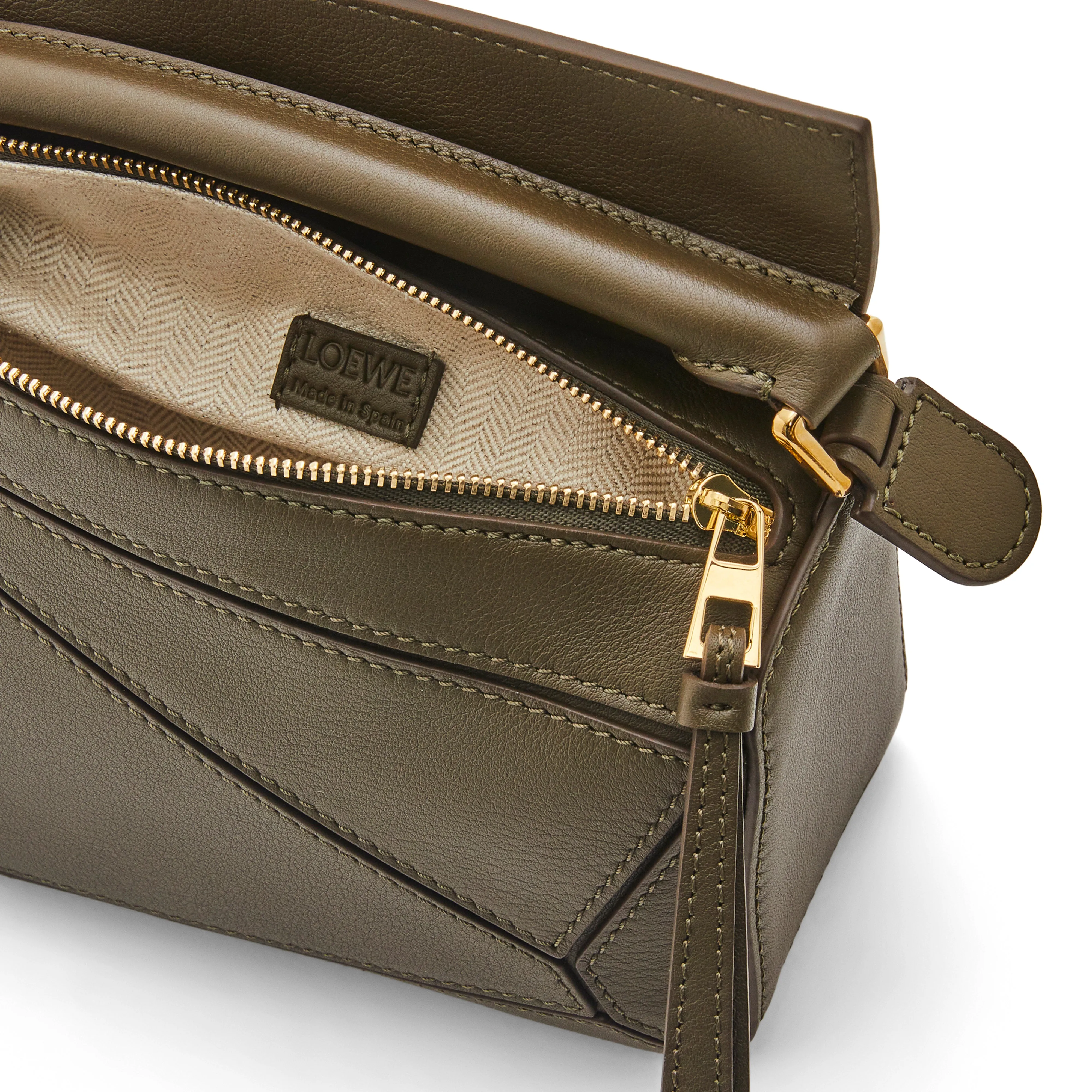 Loewe - Women's Puzzle Mini Bag - (Dark Khaki Green)