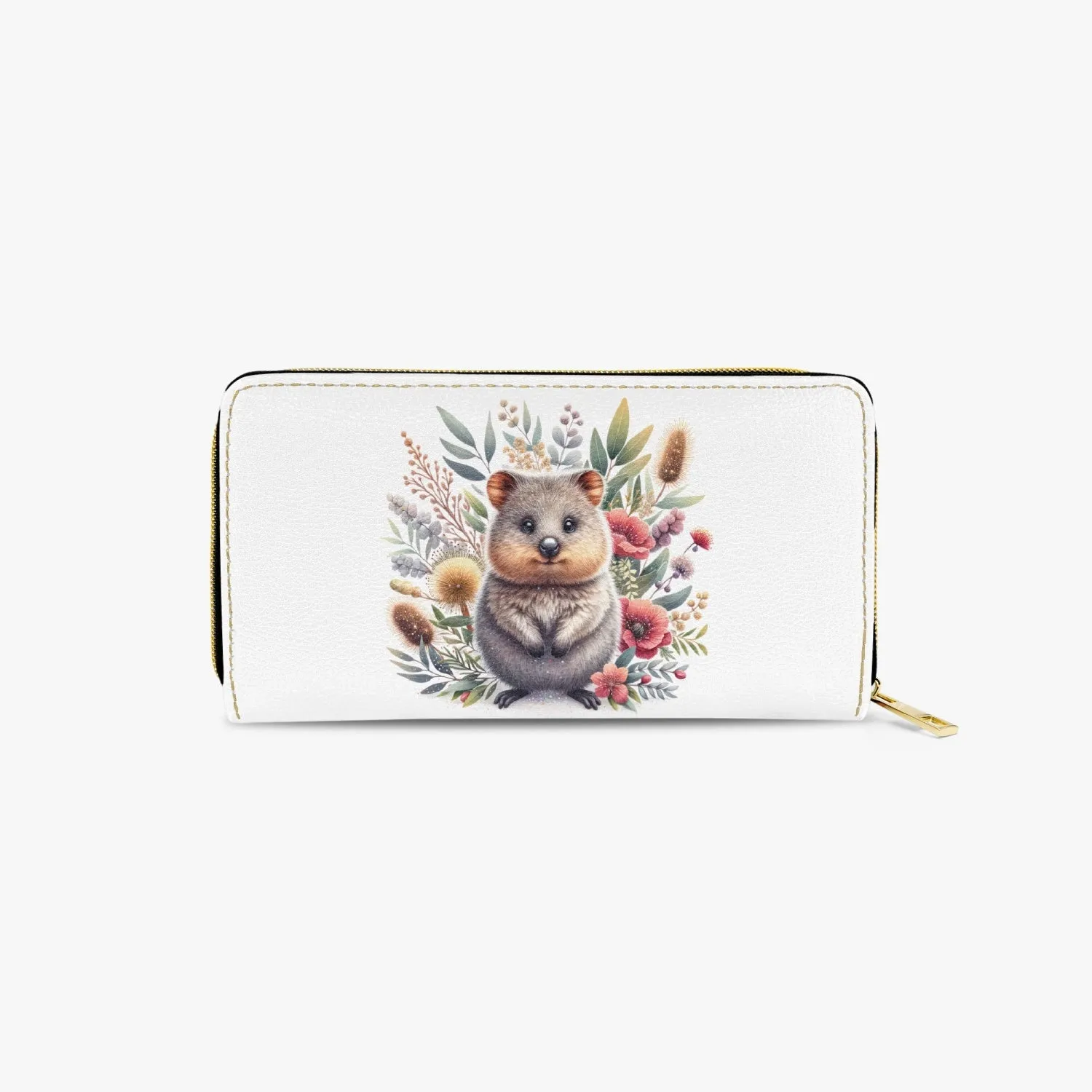 Long Type Zipper Purse, Quokka, awd-1329