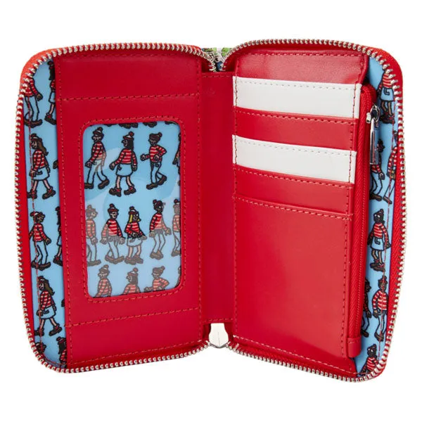 Loungefly - Where's Wally - Art Print Zip Around Wallet