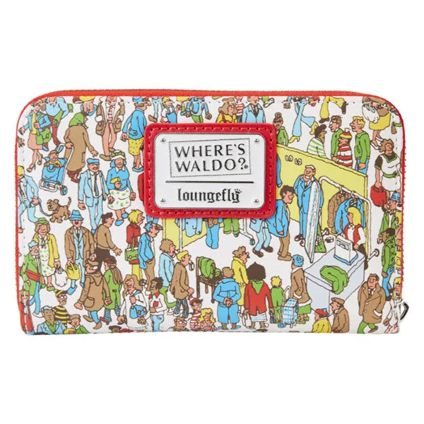 Loungefly - Where's Wally - Art Print Zip Around Wallet