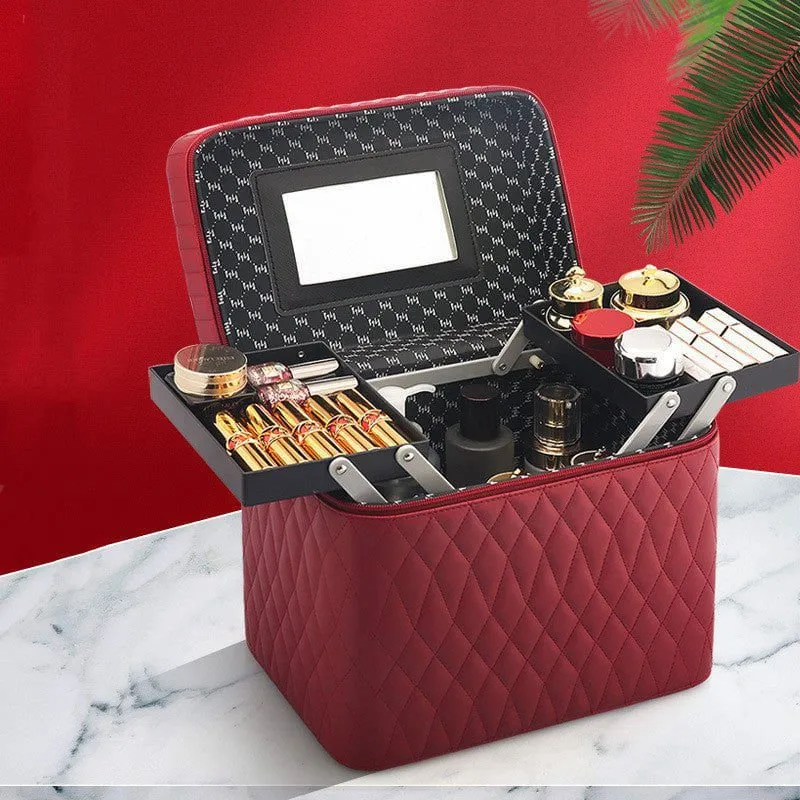 LovelyRLovely Large Capacity Korean Style Portable Cosmetics Storage Box