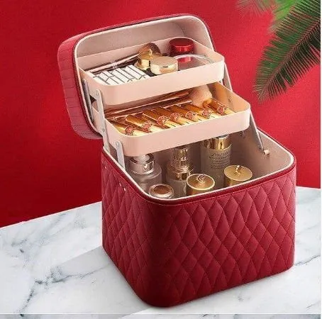 LovelyRLovely Large Capacity Korean Style Portable Cosmetics Storage Box