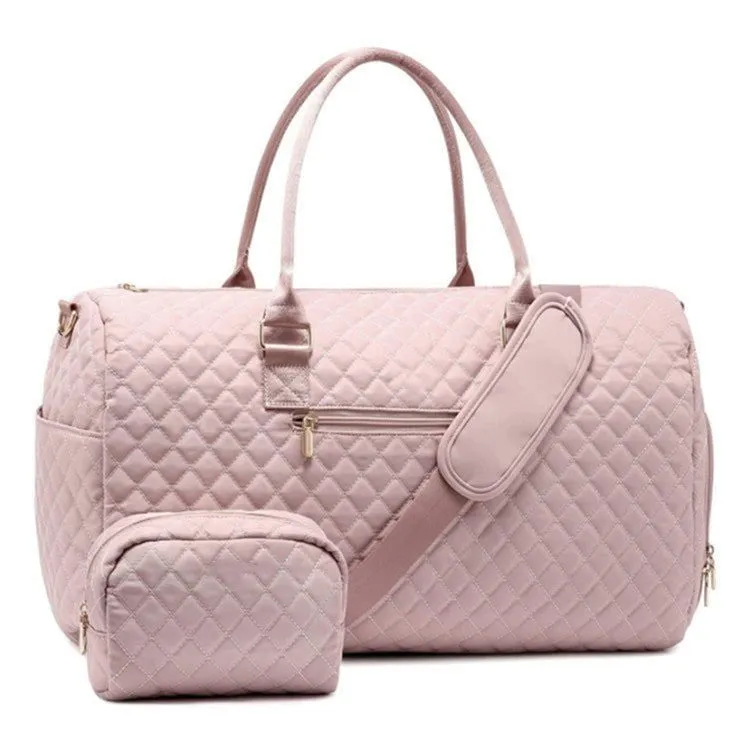 LovelyRLovely Women's Quilted Travel Baggage