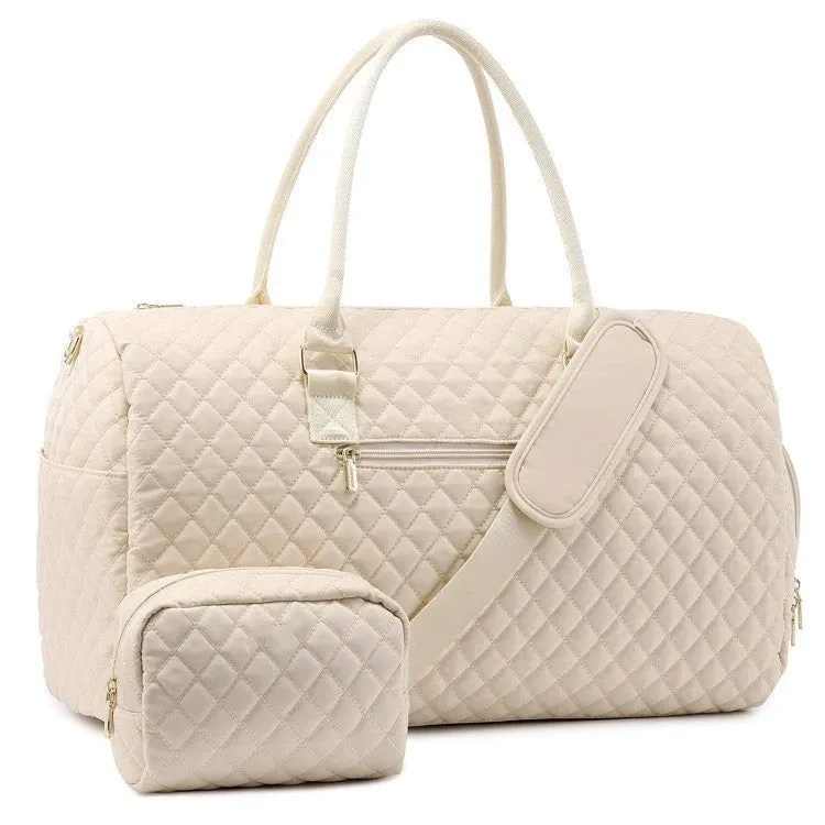 LovelyRLovely Women's Quilted Travel Baggage