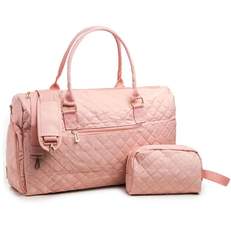 LovelyRLovely Women's Quilted Travel Baggage